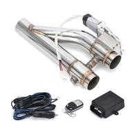 Embouts D'Échappement Tuyau Descente D'échappement Électrique | Universel 2 "2,25" 2,5 "3,0" en acier inoxydable 304 découpe e-découpe double valve à distance sans fil(2.25inch)