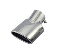 Embouts D'échappement Voiture Embout Sortie Tuyau D'échappement Extérieur Silencieux D'échappement Voiture D'acier Inoxydable Pour Kia KX5 Pour Sportage 2016 2017 2018(Argent)