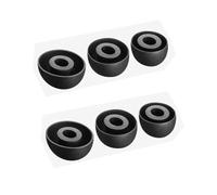 Embouts d'écouteurs de Remplacement pour Huawei Freebuds 4i/5i, Embouts Eargels, Petite, Moyenne, Grande Taille, 6PCS (Noir)
