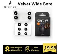 Embouts d'écouteurs en silicone à large ouverture en velours ELOIT/DIVINUS pour embout de 4 à 6 mm, embouts doux et profonds pour écouteurs Dunu Davinci S-3 Pairs