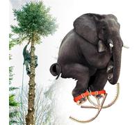 Embouts d'escalade en acier au manganèse améliorés, kit d'escalade professionnel avec harnais de sécurité et boucle de pied, pour travailleurs énergétiques/cueilleurs de fruits, facile à utiliser