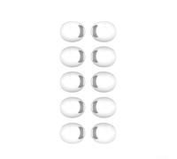 Embouts d'oreille antidérapants en silicone pour AirPods Pro 3 2025 - Remplacement avec écran anti-poussière - Réduction du bruit améliorée - Accessoires pour écouteurs multicolores (blanc)