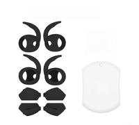 Embouts d'oreille en silicone avec poignée intégrée pour Samsung Galaxy Buds 4 Pro 2026, matériau pour un usage quotidien et une performance à long terme (noir)