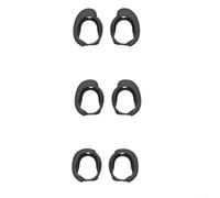 Embouts d'oreille en silicone de qualité supérieure pour Bose QC20i SoundSport IE2 IE3 - Couvre-oreilles lavables antidérapants pour un confort amélioré - 3 tailles incluses (noir)
