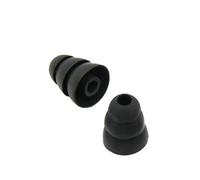 Embouts D'oreille en Silicone Taille L 3,8mm Noirs, Triple Couche