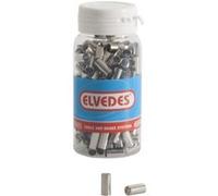 Elvedes End Caps 5 mm Argento 200 pz