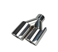 Embouts Embout D'échappement Double Sortie En Acier Inoxydable Pour Voiture, Accessoire Automobile Embout d'échappement pour voiture
