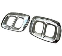 Embouts Embout d'échappement en acier, 2 pièces, garniture décorative Pour Benz Classe GLK/Classe GL 2013-2015 Embout d'échappement pour voiture