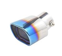 Embouts Embout d'échappement en acier inoxydable avec sifflet turbo, bleu, 6,3 cm Embout d'échappement pour voiture(Blue)