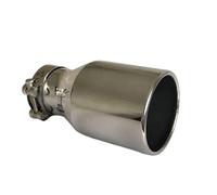 Embouts Embout d'échappement plat simple en acier inoxydable pour voiture, 115 mm (4,5 pouces), silencieux Embout d'échappement pour voiture