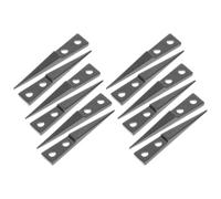 Embouts en Céramique Remplaçables Droites Pointues Non Magnétiques | Pointe Fine Résistante à Chaleur, Protection Électrique, Usage Micro-soudure et Modélisme 3d, Noir