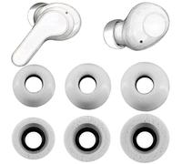 Embouts en mousse à mémoire de forme de rechange pour écouteurs JBL Vibe Beam 2/Vibe Beam/Vibe Buds 2/Vibe Buds/Vibe 200TWS/Tune 230NC/Tune Beam, couleur blanche