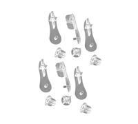 Embouts en plastique anti-poussière pour rails inférieurs de stores avec bouchon à bouton pour un réglage pratique de la hauteur Couvercles d ' extrémité de rails anti-poussière