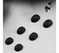 Embouts en silicone compatibles avec BOSE pour QC Ultra II avec anneaux de retenue pour un ajustement stable et une diffusion audio continue (capuchon d'oreille L)