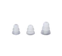 Embouts en silicone pour écouteurs 4-4,5 mm 3 tailles Transparent