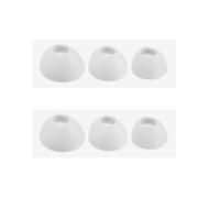 Embouts en Silicone pour Le Remplacement S/M/L pour Oneplus Buds Pro 2, Embouts d'oreille Buds Eartips, Silicone Rubber Gel Earbuds Earplug, 6PCS (Blanc)