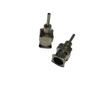 Embouts entièrement métalliques de haute précision, 18G, 2023 pouces, en acier inoxydable émoussé, 12 pièces, accessoires de distribution, embouts d'accessoires de seringue, 1/4(24G)