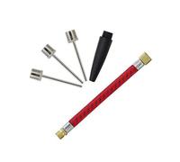 Embouts Gonfleurs - Pack de 5 - Pour Ballons, Matelas, Vélos - Couleur Noire