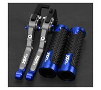 Embouts Guidon Leviers De Frein Et d'embrayage pour YMA YZF R125 YZFR125 R 125 2014-2025 Toutes Années(Blue4)