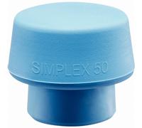 Embouts HALDER SIMPLEX TPE souple, bleu - D=50 mm - 3201.051
