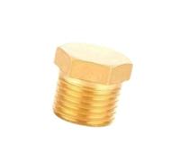 Embouts hexagonaux en laiton - Adaptateurs de raccords de tuyauterie - Raccord à filetage mâle - Adaptateurs universels de plomberie