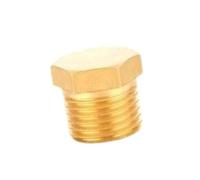 Embouts hexagonaux en laiton filetés mâles - Raccord à vis sur coupleur - Adaptateurs de connecteur de tuyau en laiton durable