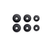 Avizar Embouts Intra-auriculaires de rechange Taille S, M, L Noir