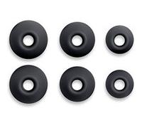 Embouts Intra-auriculaires de rechange Taille S, M, L Noir
