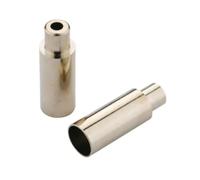Embouts Jagwire Workshop 5mm 4mm stops-Chrome-brass 100pcs Argenté