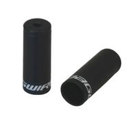 Jagwire Embouts de gaines freins ouverts aluminium – 50 pièces Noir 5 mm