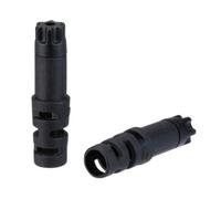 Embouts Jagwire Workshop End Caps Anti-Kink-5mm Brake-Black-Plastic 30pcs Noir