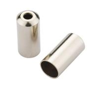 Embouts Jagwire Workshop End Caps Open-5mm Brake-Chrome-Brass 200pcs Argenté