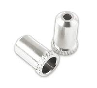 Embouts Jagwire Workshop Guide Stopper-Chrome-Brass 50pcs Argenté