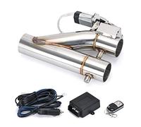 Embouts Kit d'embout d'échappement et silencieux avec soupape de coupure d'échappement électrique à double valve de 2", 2,25", 2,5", 3" Embout d'échappement pour voiture(2.25 Inch)
