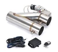 Embouts Kit d'embout d'échappement et silencieux avec soupape de coupure d'échappement électrique à double valve de 2", 2,25", 2,5", 3" Embout d'échappement pour voiture(3 Inch)