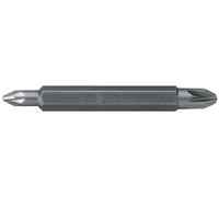 Embouts Phillips double face PH1 et PH2 longs 60 mm, lot de 10 - S/68-784-1
