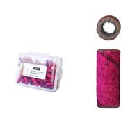 Embouts Ponceuse Manchons For perceuse à ongles, Mini lime bande de sable, polissage des, nettoyage cuticules, sans mandrin en acier inoxydable(Rosered 240(100PCS))