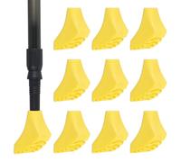 Embouts pour bâtons de marche nordique - JANSHOP - 10 pièces - Jaune - Polyvalent - Ergonomique