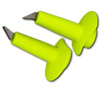 Embouts pour bâtons de randonnée Fizan N35WY panier 35mm carbure jaune