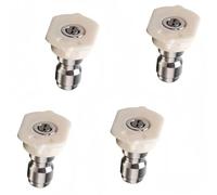 Embouts pour buses de nettoyeur haute pression, Embouts de buse lavage 4000 PSI 1/4 connexion rapide 0 15 25 40 degrés 4 pièces multicolores .98-1.51mm(40° (4 Pieces),Hole diameter 1.31mm (0.052in))