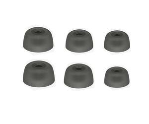 Embouts pour Jabra Elite 5, 3 Paires d'embouts Silicone de Remplacement Taille S/M/L, Embouts pour Oreillettes, Embouts pour Boutons d'oreille Eargels (Gris)