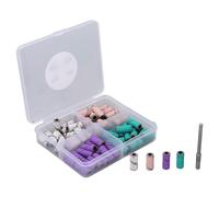 Embouts pour perceuse à ongles Bandes abrasives pour perceuse à ongles,Embouts pour perceuse à ongles Bandes abrasives avec embout mandrin,Capuchons de ponçage pour ongles avec embout mandrin,Bandes a