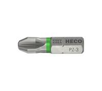 HECO Embouts, Pozi-Drive, PZD-3, vert, 10 pcs. Quantité:10