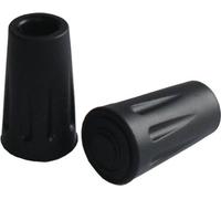 Embouts ronds pour bâtons de marche - caoutchouc durable, 2 -set de 2