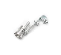 Embouts Sifflet turbo pour embout d'échappement de voiture, simulateur de son pour la rénovation du véhicule (S/M/L/XL) Embout d'échappement pour voiture(Silver-M)