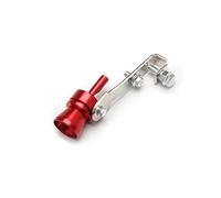 Embouts Sifflet turbo pour embout d'échappement de voiture, simulateur de son pour la rénovation du véhicule (S/M/L/XL) Embout d'échappement pour voiture(Red-M)