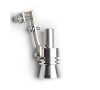 Embouts Sifflet turbo pour embout d'échappement de voiture, simulateur de son pour la rénovation du véhicule (S/M/L/XL) Embout d'échappement pour voiture(Silver-XL)