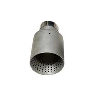 Embouts Silencieux Buse d'échappement acier inoxydable mat grand diamètre 101mm 114mm système silencieux ouvert voiture garniture 1 pièce(70mm-114mm)