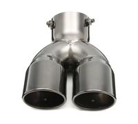 Embouts Silencieux d'échappement double sortie en acier inoxydable de 76 mm pour voiture Embout d'échappement pour voiture