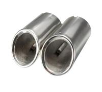 Embouts Silencieux Embout Silencieux D'échappement Acier Inoxydable Voiture 2 Pièces pour Modèles pour E90 E92 325i 328i Série 3 2006 2007 2008 2009 2010 Embout Echappement
